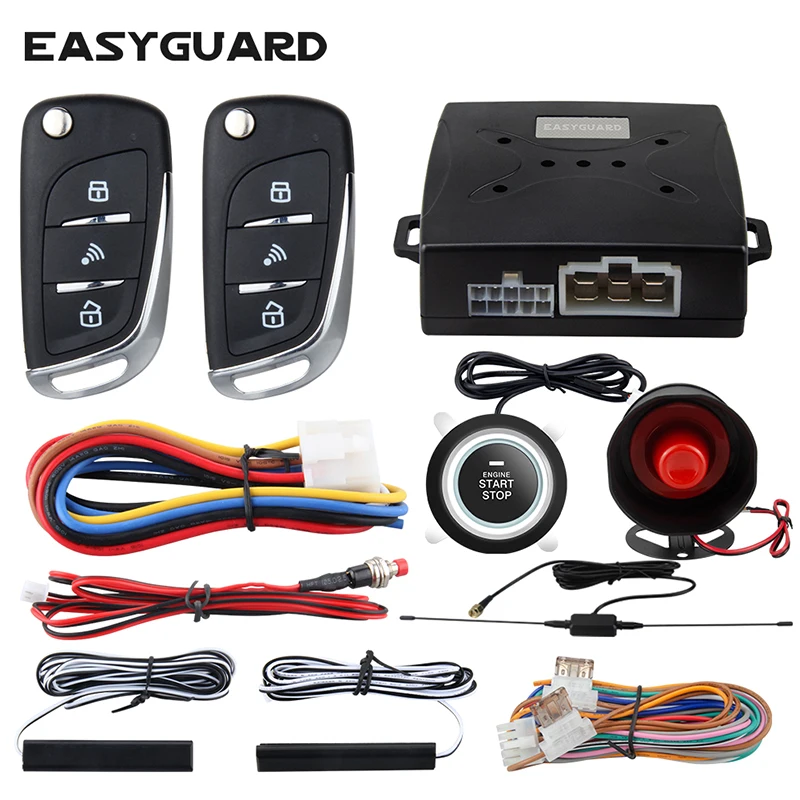 Система сигнализации EASYGUARD для автомобиля Пассивный бесключевой доступ с