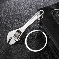 1x men mini wrench model metal key chain ring keyfob car auto vehicle keyring keychain tool gift creative accessories universal