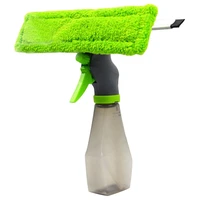 car wiper 3 in 1 double sided water spray glass cleaner car wash wiper window cleaner spray bottle wiper squeegee microfibre c
