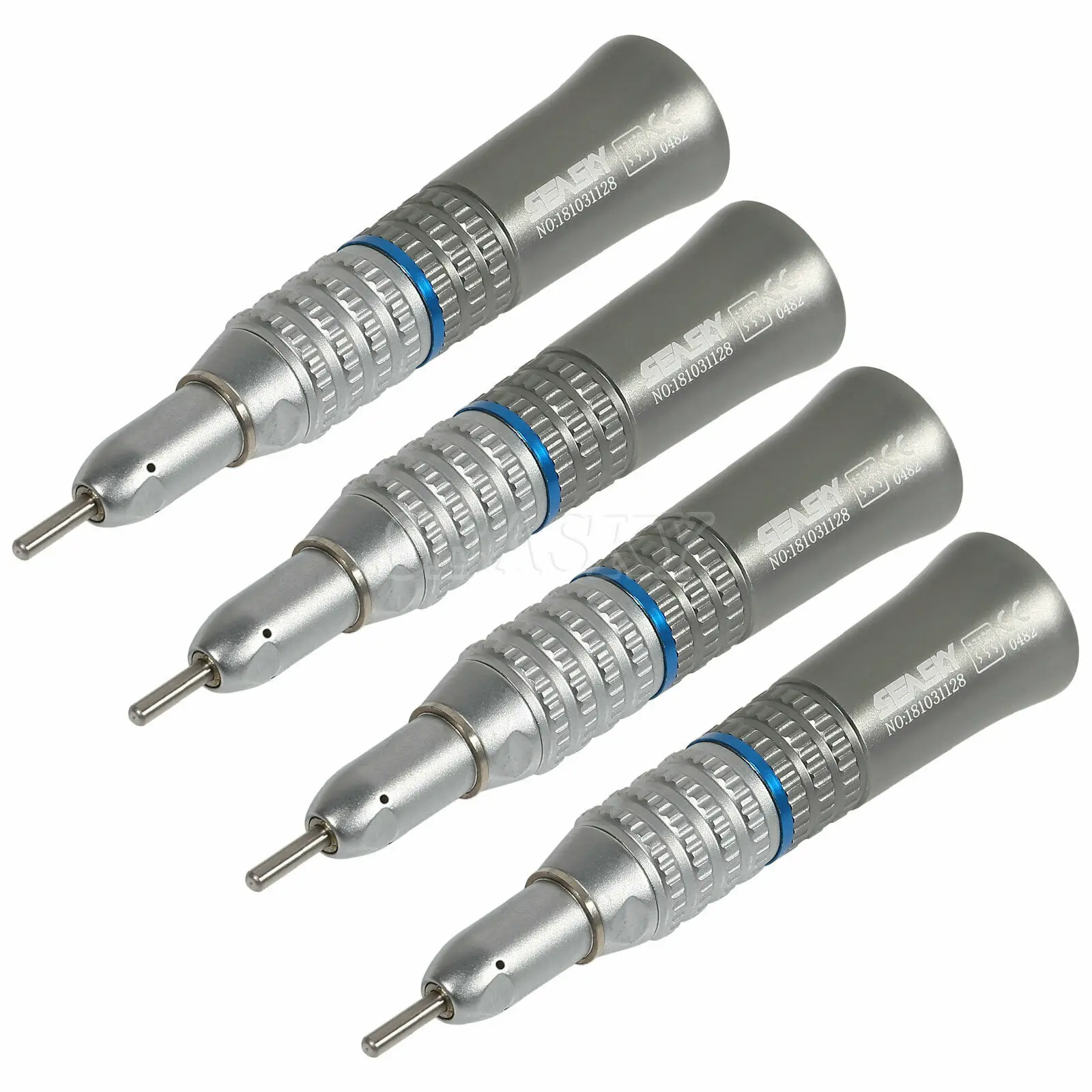 4PCS NSK Style Dental Slow Low Speed Straight Handpiece Nose Cone Standard E-type Connector