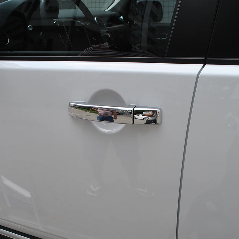 

8 Pcs Outside Door Handle Trim For Land Rover Discovery 4 10-16 LR4 Range Rover Sport 08-13 Car Accessory For Freelander 2 10-15