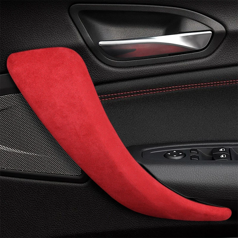 

For BMW F20 F21 F22 F23 2012-2019 1Series Alcantara Car Interior Door Armrest Panel Cover Gate Handle Trim Auto Accessories
