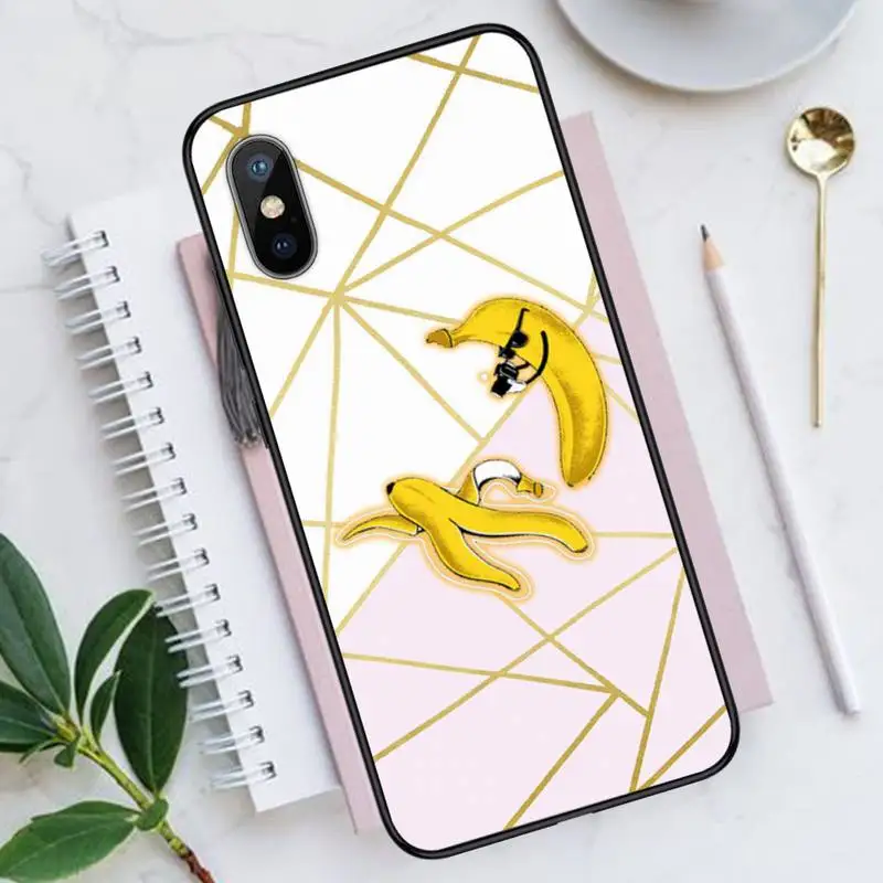 

Cartoon Finger Funny Banana Phone Case for iPhone 11 12 pro XS MAX 8 7 6 6S Plus X 5S SE 2020 XR Luxury brand shell funda coque