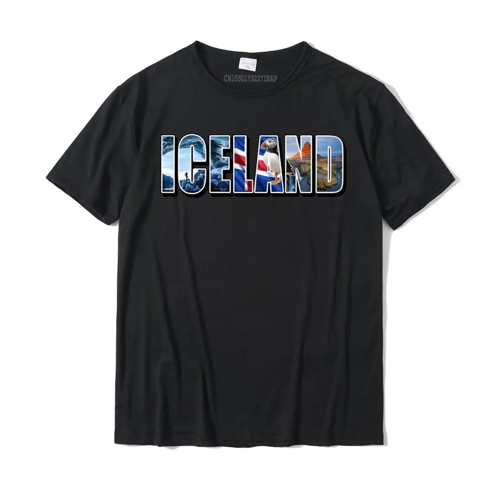 

Исландский сувенир для отпуска путешествия рубашка с коротким рукавом Подарок хлопковые мужские футболки стандартные рубашки