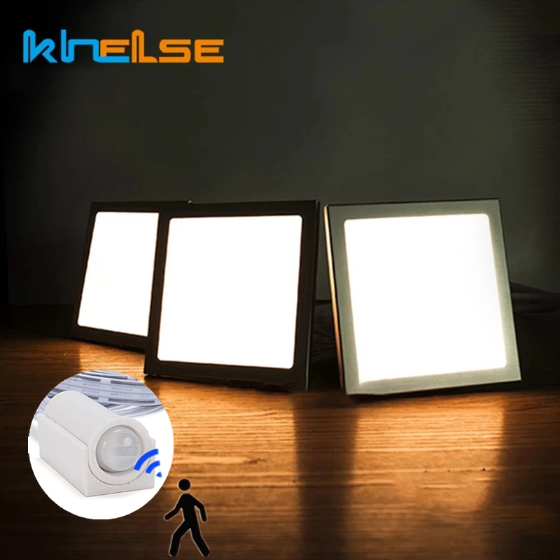 

Ультра тонкая светодиодная подсветка под шкаф 3 Вт DC12V движения PIR Сенсор Кухня шкаф лампы вставка для шкафа для одежды (направляющая планка осветителя) Противотуманные фары с Мощность