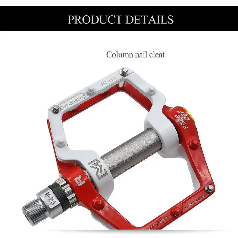 Bicycle pedals Ultralight aluminum alloy bearing ankle CNC machining Mountain bike Palin pedal