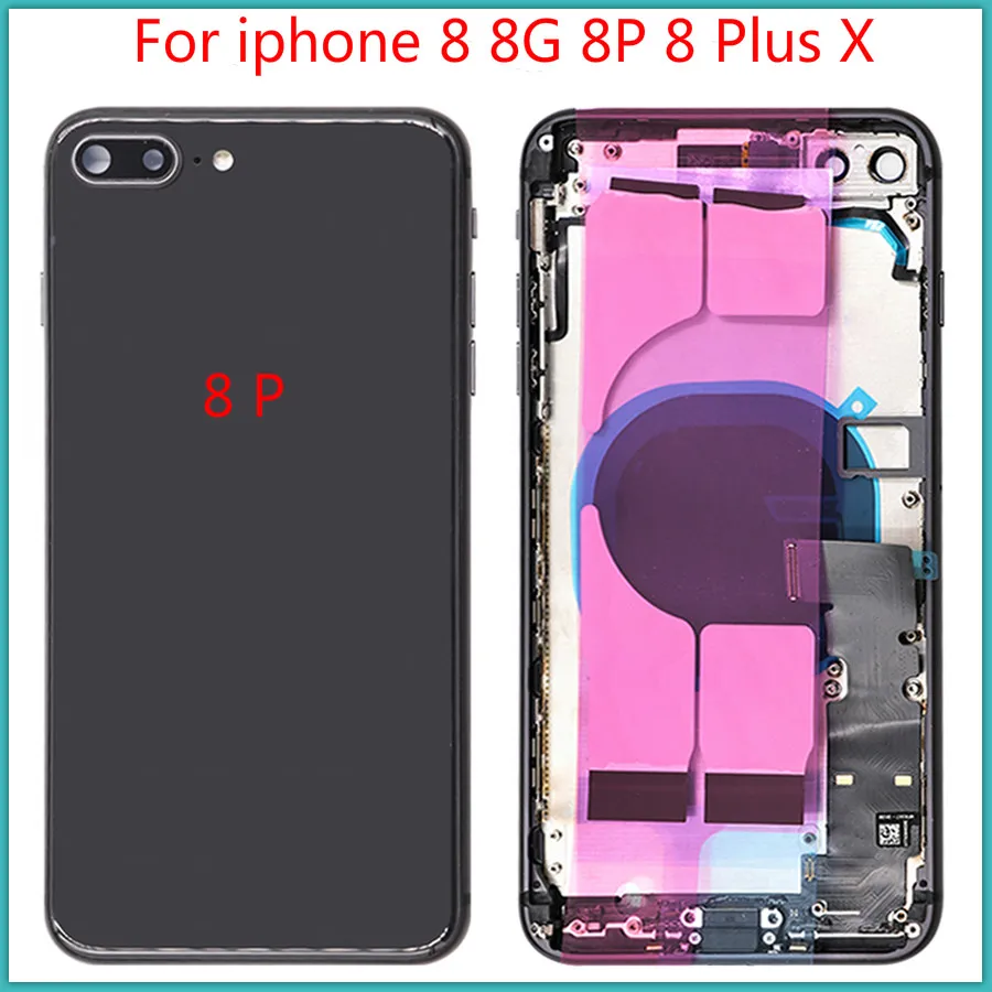 100% Протестировано Высокое качество для iphone 8 8G P Plus X задняя крышка батареи +