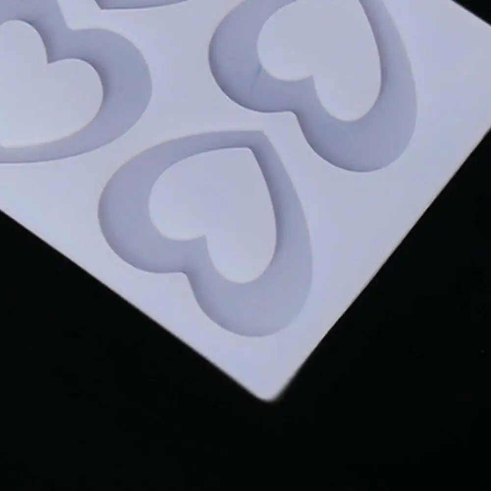 

ANGELADY 1PC Silicone Mold Hollow Love Heart Chocolate Molds Fondant Cake Card Mould DIY Jewelry Pendant Making Tools 2 Types