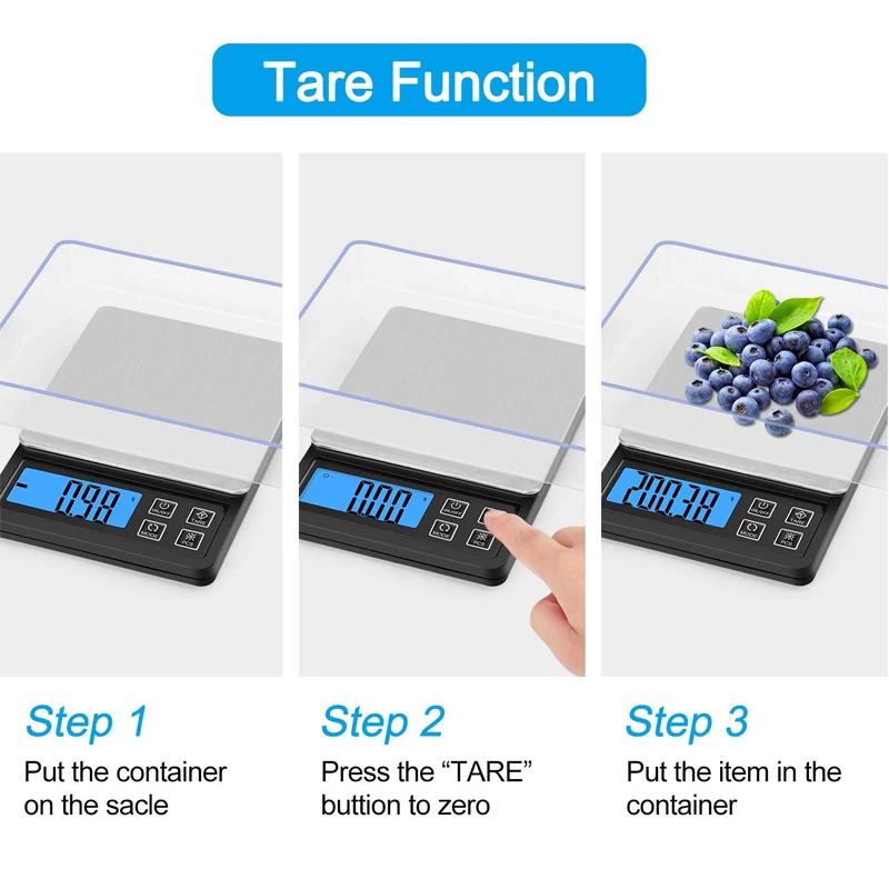 Профессиональные цифровые кухонные весы карманные электронные мини с ЖК