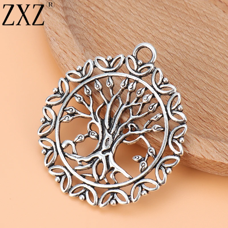 ZXZ 5 шт. Подвески с большим деревом подвески для ожерелья фурнитура изготовления