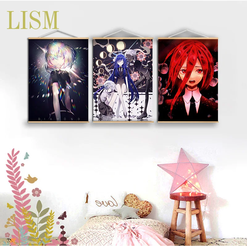 Постер на стену в стиле аниме Земля блестящих домов без Кани циннабар Bort гошенит