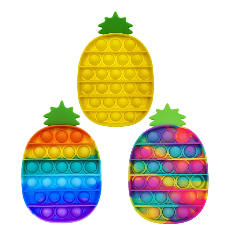 симпл димпл поп ит антистресс попит Игрушка в виде ананаса сжимаемая сенсорная
