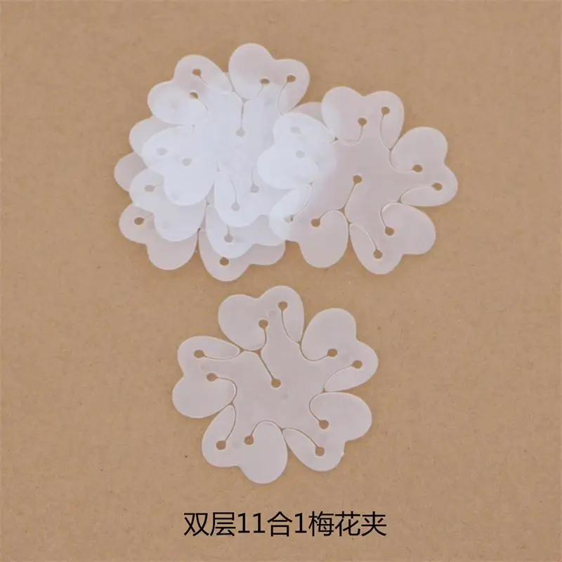 1pc Plum flower clip 1 шт., серебристая, розовая, Золотая лента длиной 10 метров, фольга, латекс, воздушные шары для свадьбы, дня рождения, вечеринки, Декор, гелиевые шары, аксессуары, подарки - Цвет: 1pc Plum flower clip