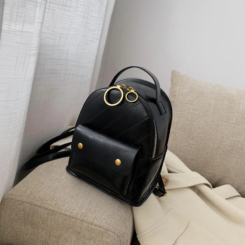 2019 Модные женские рюкзаки мини рюкзак для девушек из искусственной кожи женский