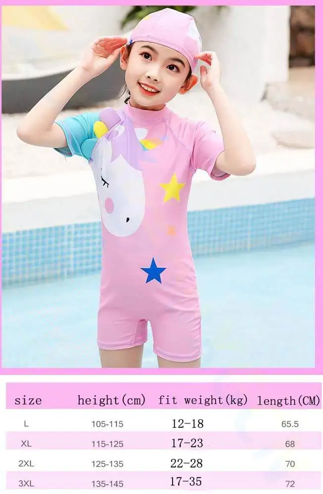 Слитный Детский костюм для дайвинга купальник с длинными рукавами девочек