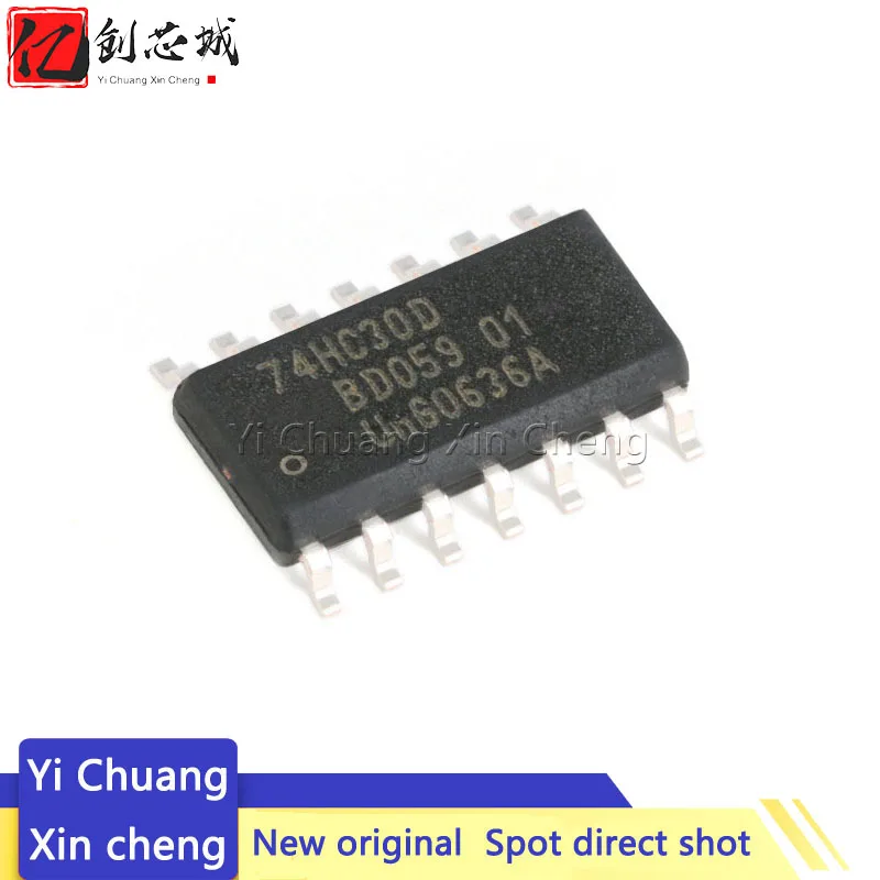 10 шт. 74HC30D 653 SO14 74HC30 74HC SO 14 8 Вход NAND ВОРОТА|Полупроводники| |
