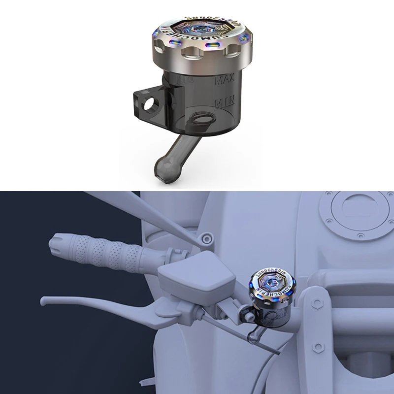 

1PCS Stainless Steel Motorcycle Oil Cup Modified Parts Liquid Fluid Bottle Reservoir Tank Cup Front Brake Sports Brake Pump
