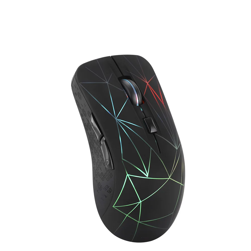 

Rechargeable silent light emitting Bluetooth dual mode 5.0+2.4G wireless mouse wireless mouse