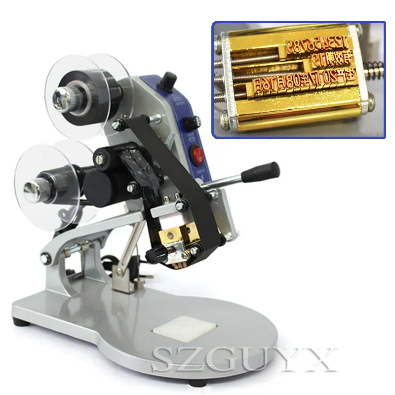 Ручная ленточная машина для кодирования термопринтер трафарет коммерческое