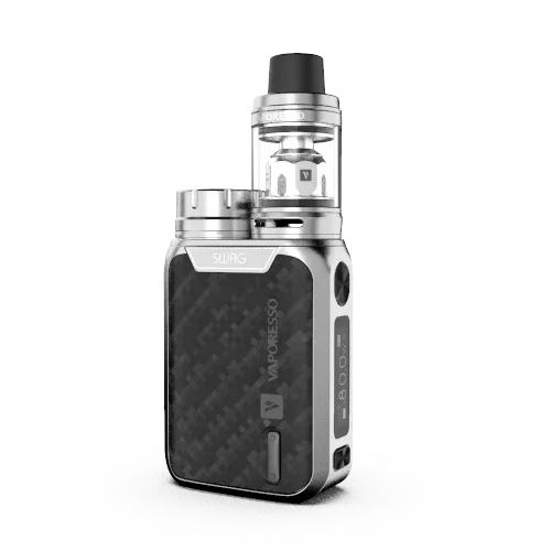 Серый Vaporesso Vape SWAG 2 комплект с коробкой Mod NRG ПЭ бак распылитель GT 4 сетки Катушки основной аккумулятор пара электронная сигарета - Цвет: Серый