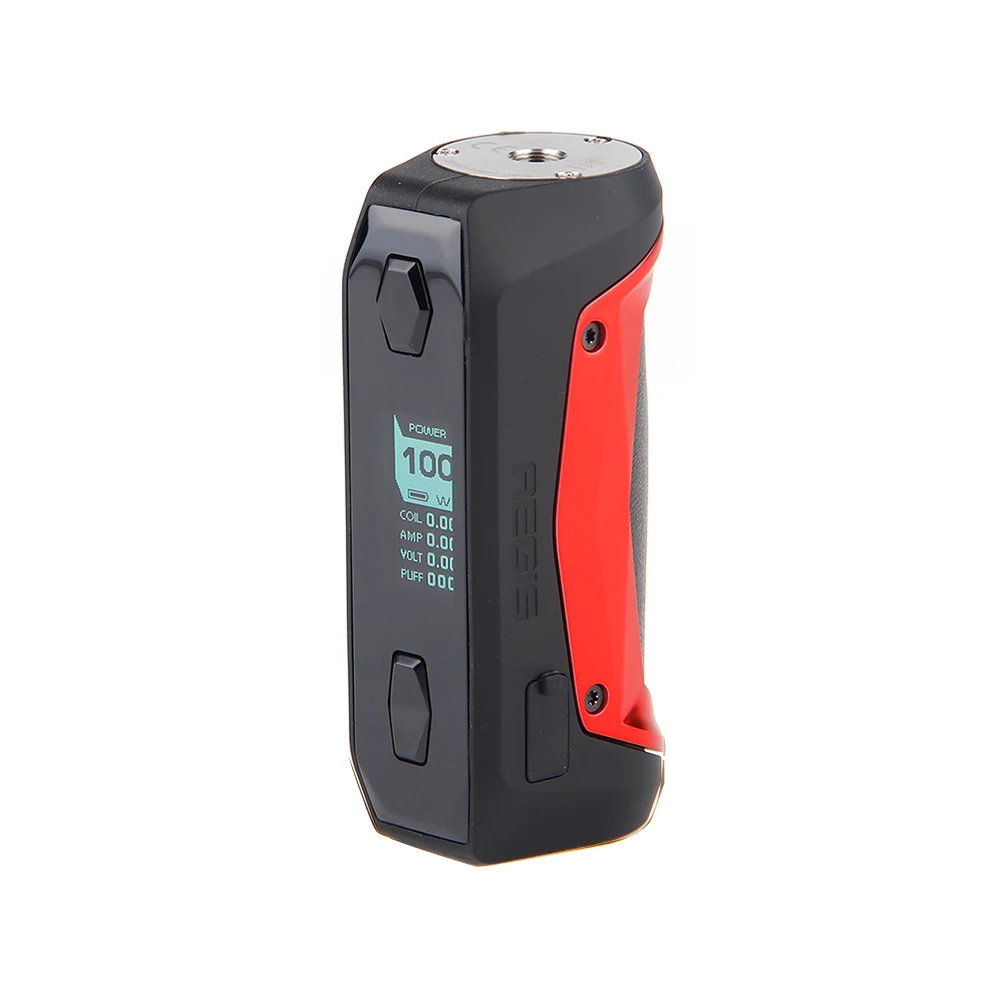 Red Aegis Solo Последняя версия! 2 шт. Geekvape Aegis X Mod 200W макс Выход& как 2,0 Чипсет VS Geekvape Aegis соло Mod электронные сигареты испаритель - Цвет: Red Aegis Solo