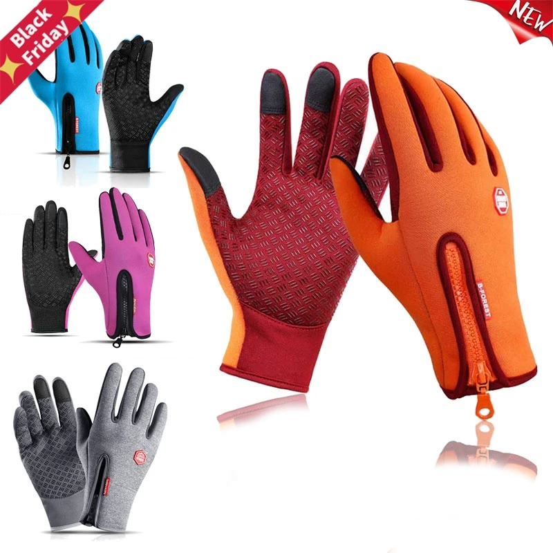 Лидер продаж зимние перчатки для сенсорных экранов водонепроницаемые теплые