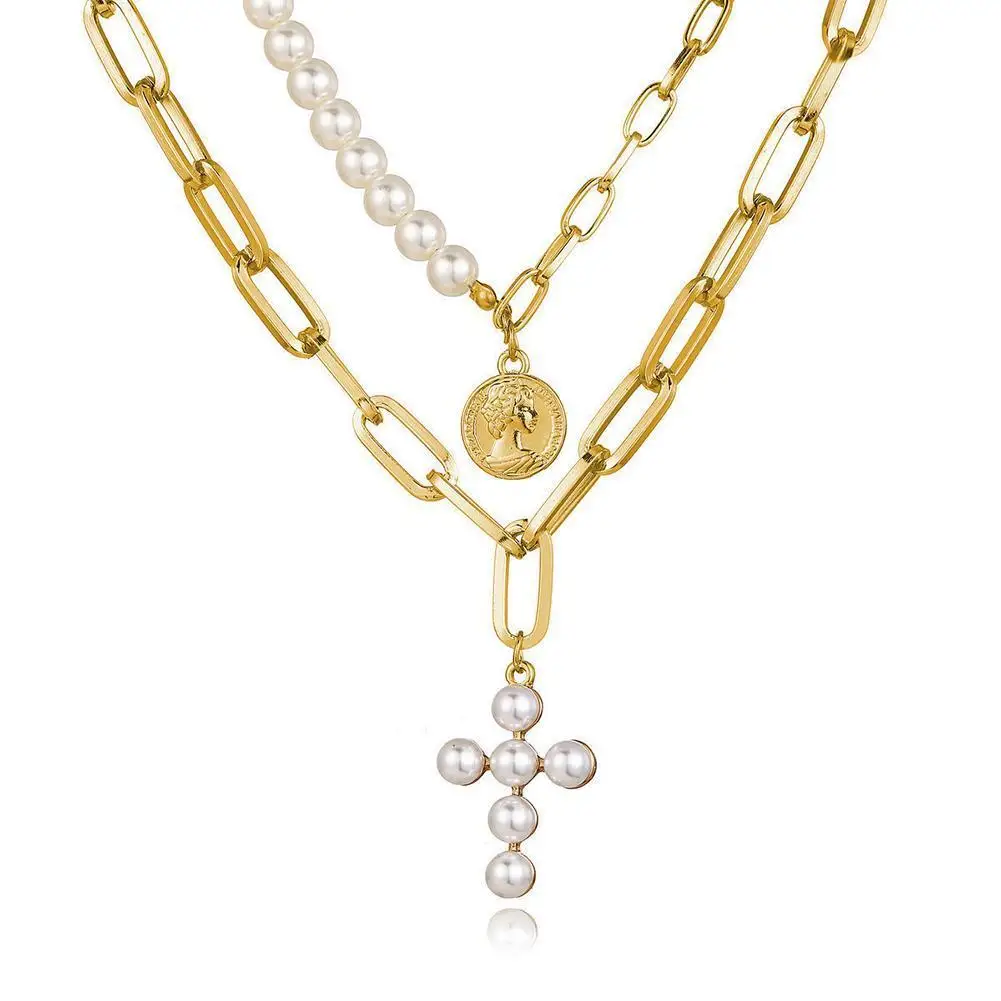 

New Multilayer Clavicle Chain Fashion Woman Necklace Valentine's Day Gift Popular Necklace Jewelry Clothes Accessories