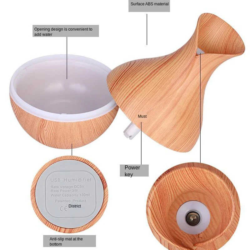 400 мл увлажнитель воздуха диффузор эфирного масла Арома Лампа Электрический