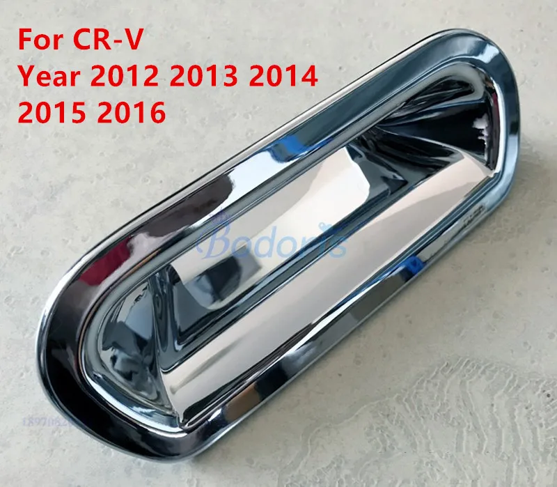 Для Honda CRV CR-V 2007-2011 2012- Задняя Крышка багажника дверь ручка крышка чаши вставка отделка хромированные аксессуары для стайлинга автомобилей - Цвет: For Year 2012-2016