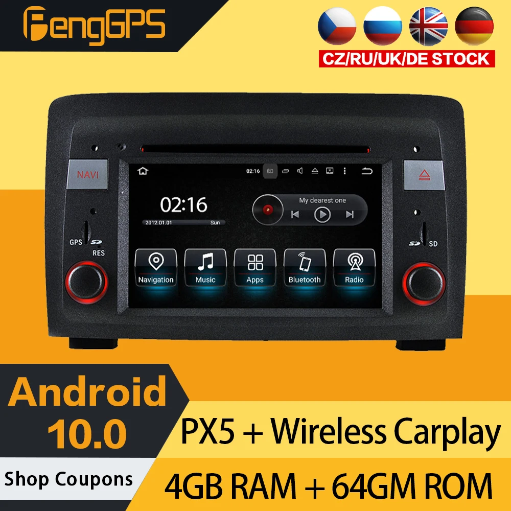 

Android 10.0 CD DVD Player For Fiat Idea Lancia Musa Radio Multimedia Touchscreen GPS Navigation Headunit Carplay Stereo 8core