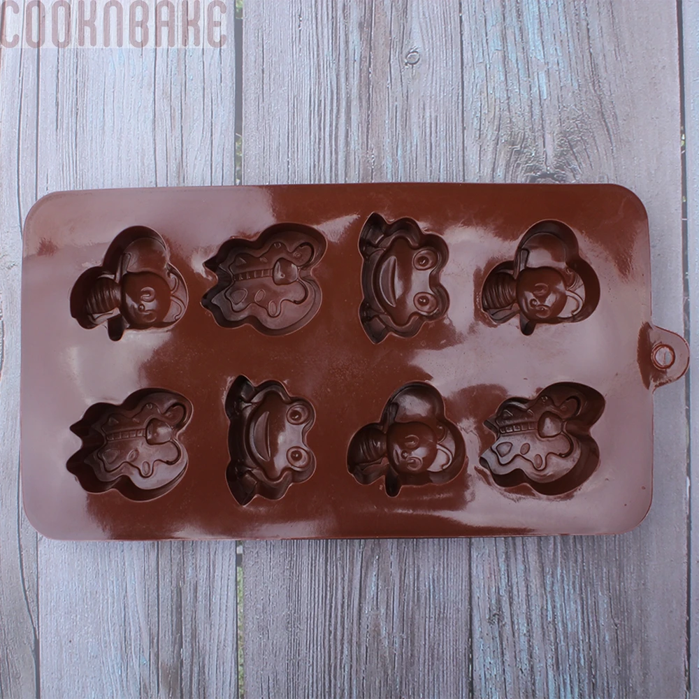COOKNBAKE лягушка шоколадная Форма Силиконовые формы для конфет липкий лед