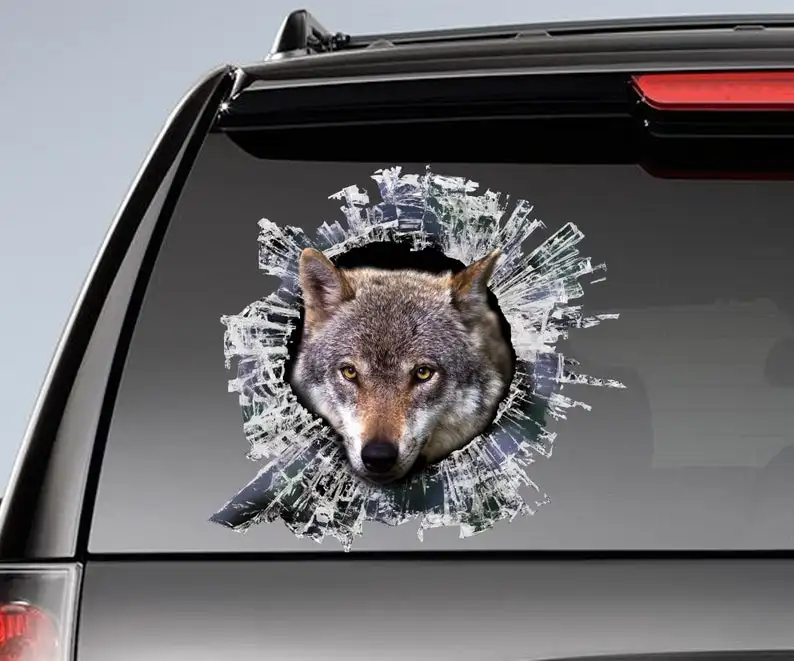 

2021 Wolf window sticker, car sticker, Wolf car decal