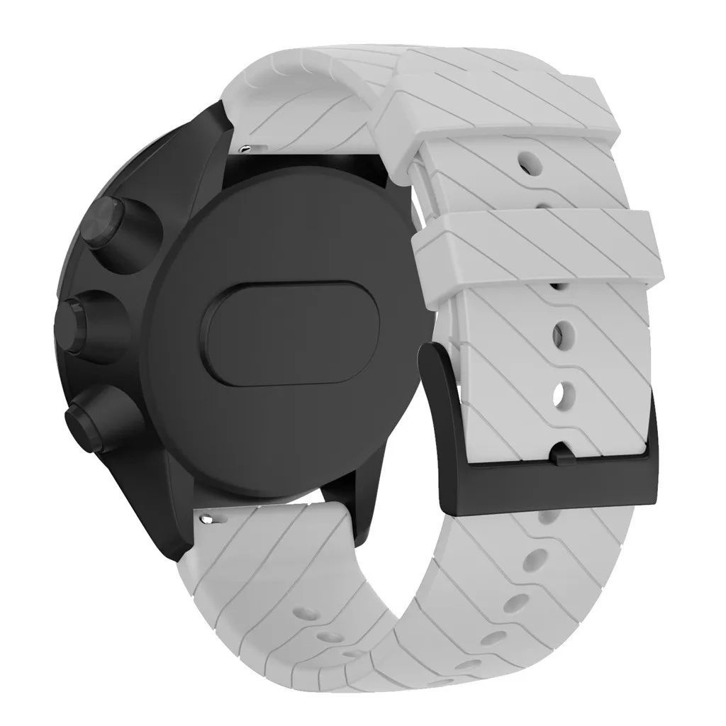 Спортивный мягкий силиконовый сменный ремешок для Suunto 9/9 Baro медные часы Смарт часы браслет долговечные аксессуары#917