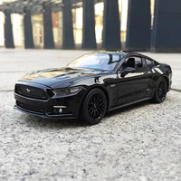 welly 124 2015 ford mustang gt black sports car car model supercar model alloy car model collection gift