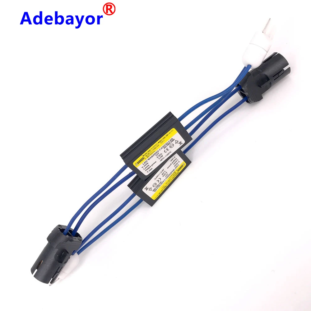 Светодиодные лампы T10 Canbus 3 шт. светодиодный декодер предупреждающий подавитель