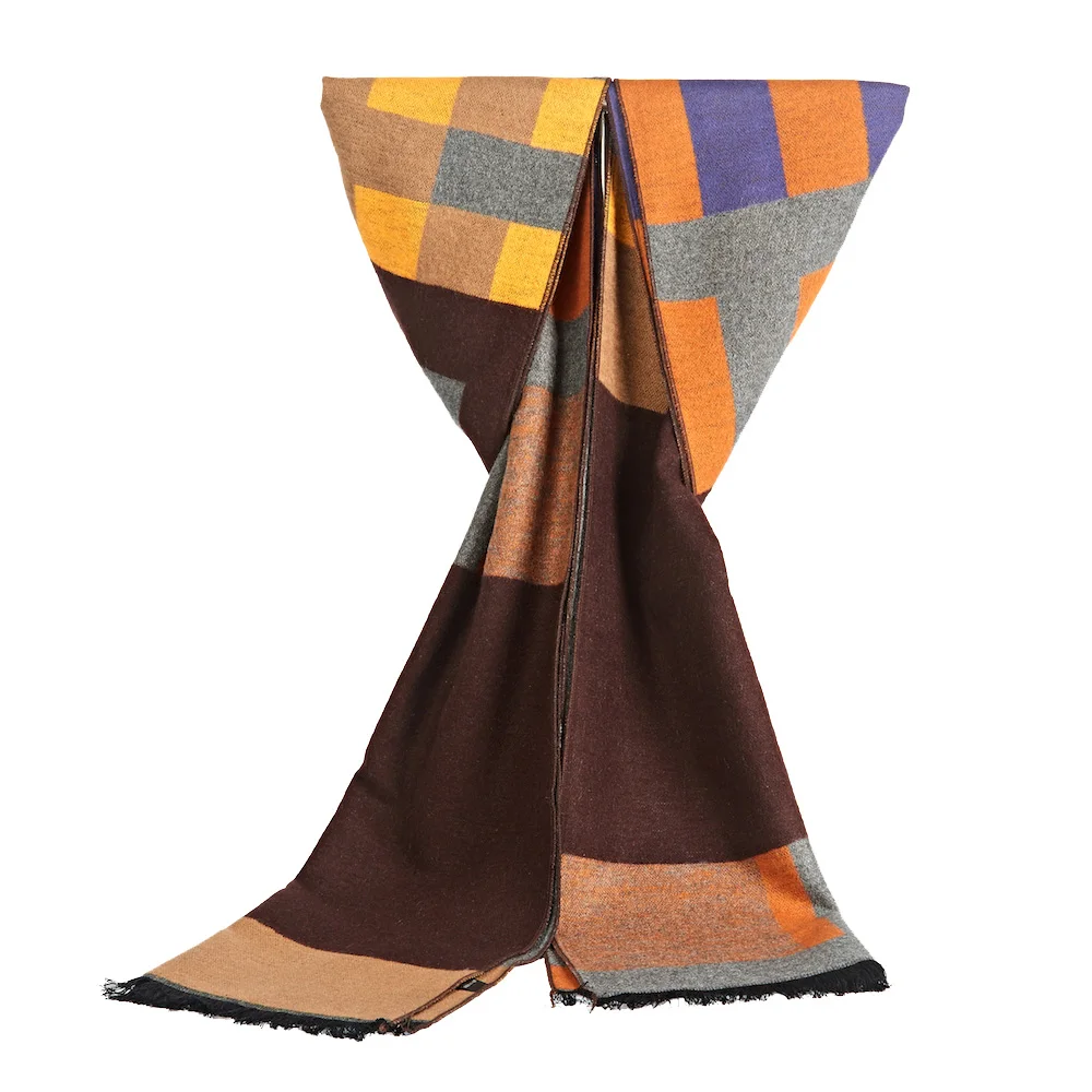 Шелковый бархатный зимний мужской шарф 30 см X 180 см Desigual унисекс шарф Зимний шарф и шаль модный теплый зимний мужской шарф 37