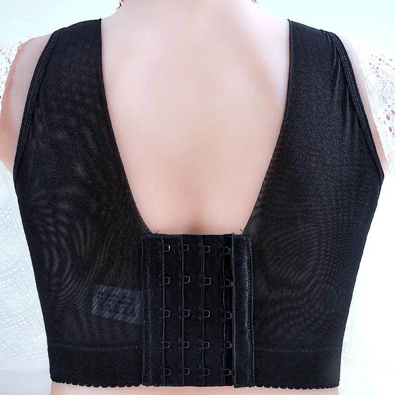 Coverage Bras for Women Plus Size No Wire Bra Push Up Vest Lingeire C D E Cup Underwear Women Bralette