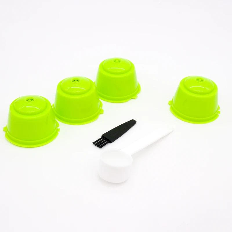 4 шт. Пластик многоразовые многоразового Кофе фильтр капсулы для Dolce Gusto машины