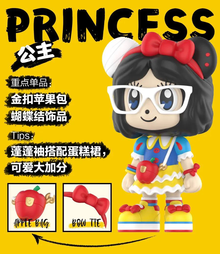 

Cute fashion blind box genuine mouse small modern fairy tale series child doll indoor computer desktop gift box decoration