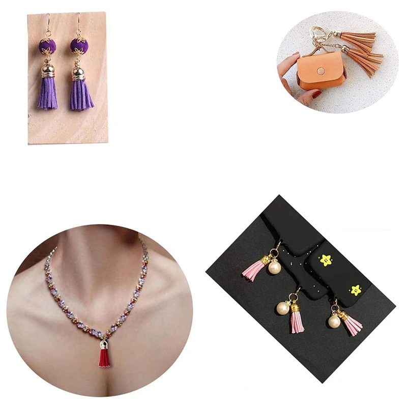 

150Pcs Keychain Tassels Set Keychain Rings with Jump Ring for Acrylic Keychain Blanks and Crafts (Silver & Gold)