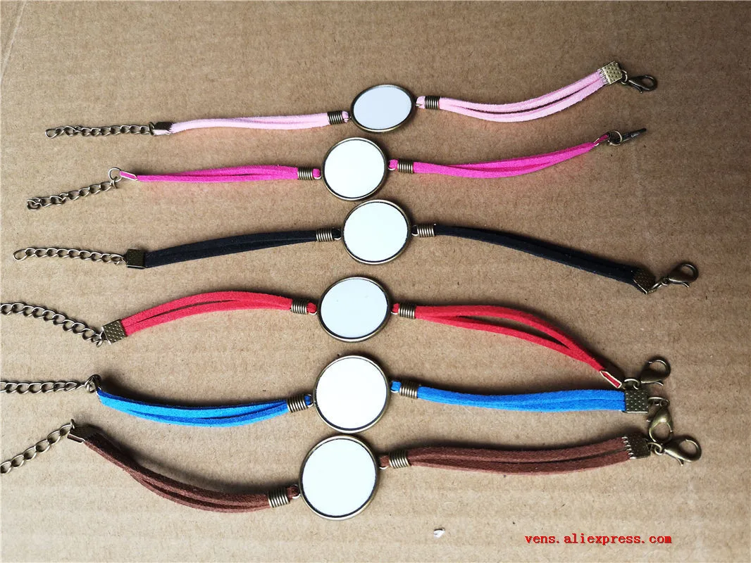 Сублимационные чистые браслеты для женщин модные с переводным принтом