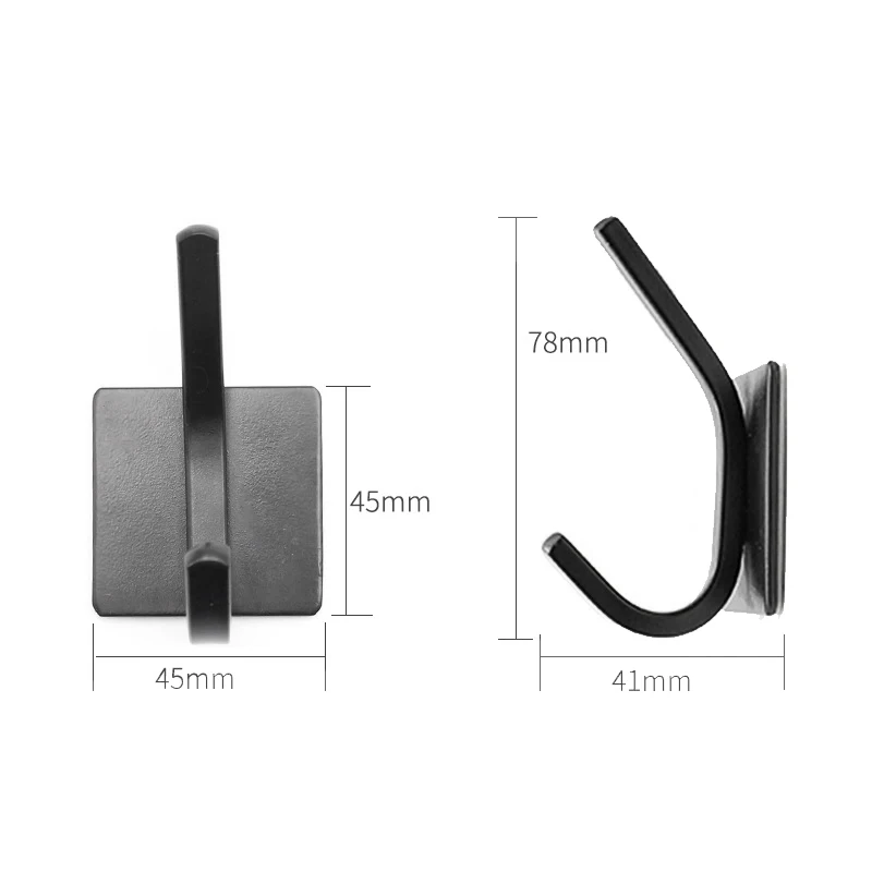 

Towel Hats Smooth Self Sticky Hanging Hook Stainless Steel Nail Free