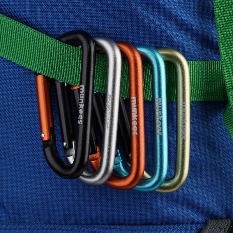 2 шт. карабин для ключей маленький алюминиевый держатель уличные аксессуары