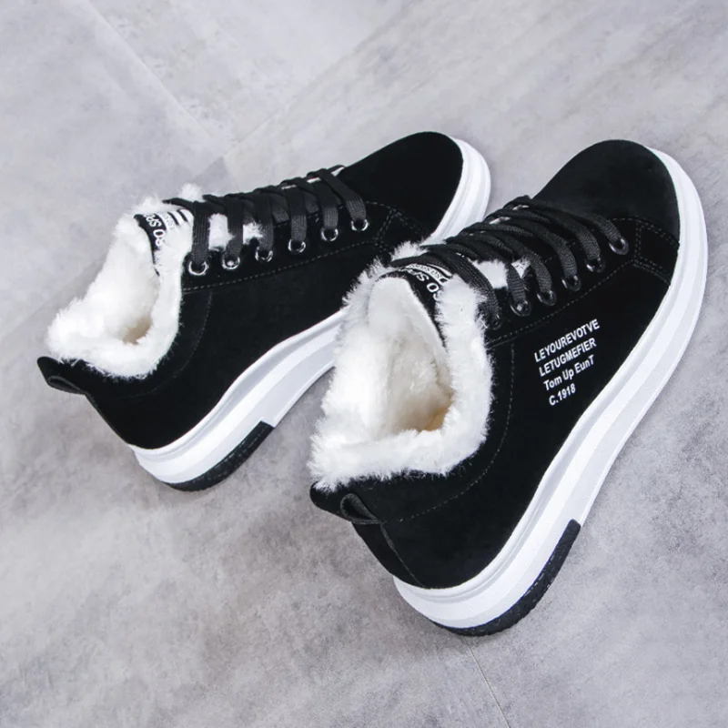 

Cotton shoes women 2020 new winter plus velvet all-match student thick-soled thickened warm snow women's cotton boots