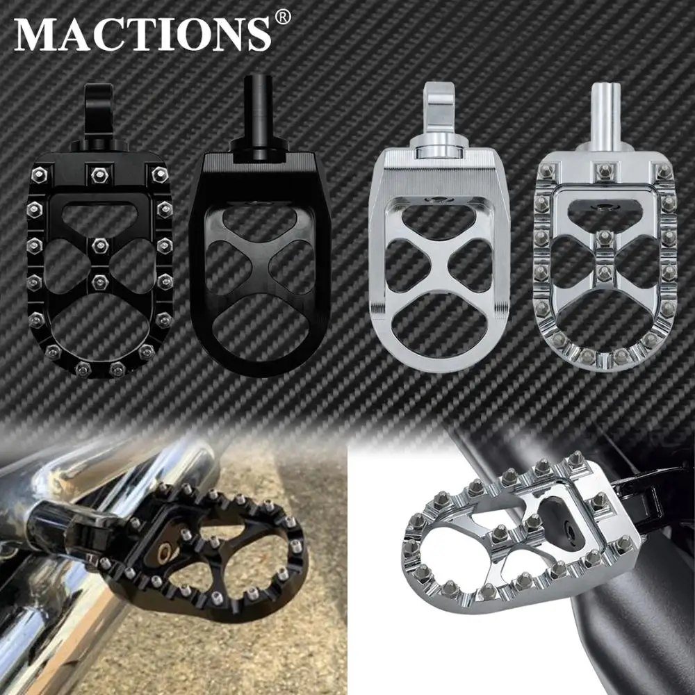 Мотоциклетная фотопедаль CNC на заказ широкие подножки для Harley Dyna Fatboy Sportster 883 Street
