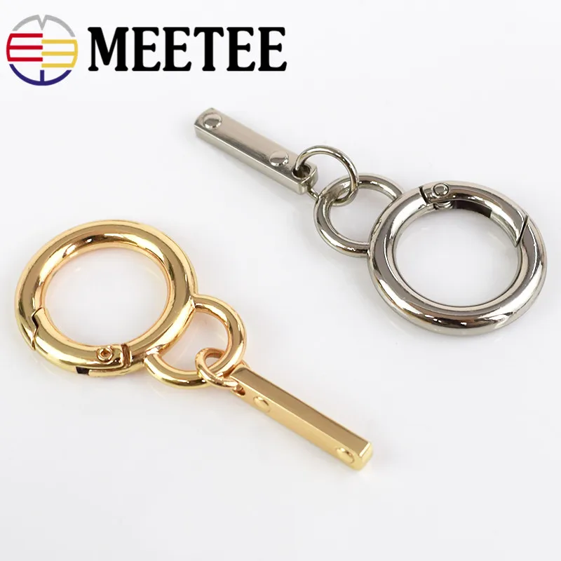 Meetee 3/5 шт 18/30 мм модные аксессуары для ключей металлическая пружинная Пряжка DIY
