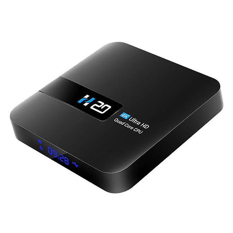 H20 Smart TV Box телеприставка Android 10 медиаплеер 3D видео Youtube Netflix 2 4G Wifi 1 + 8GB ТВ приемник (EU
