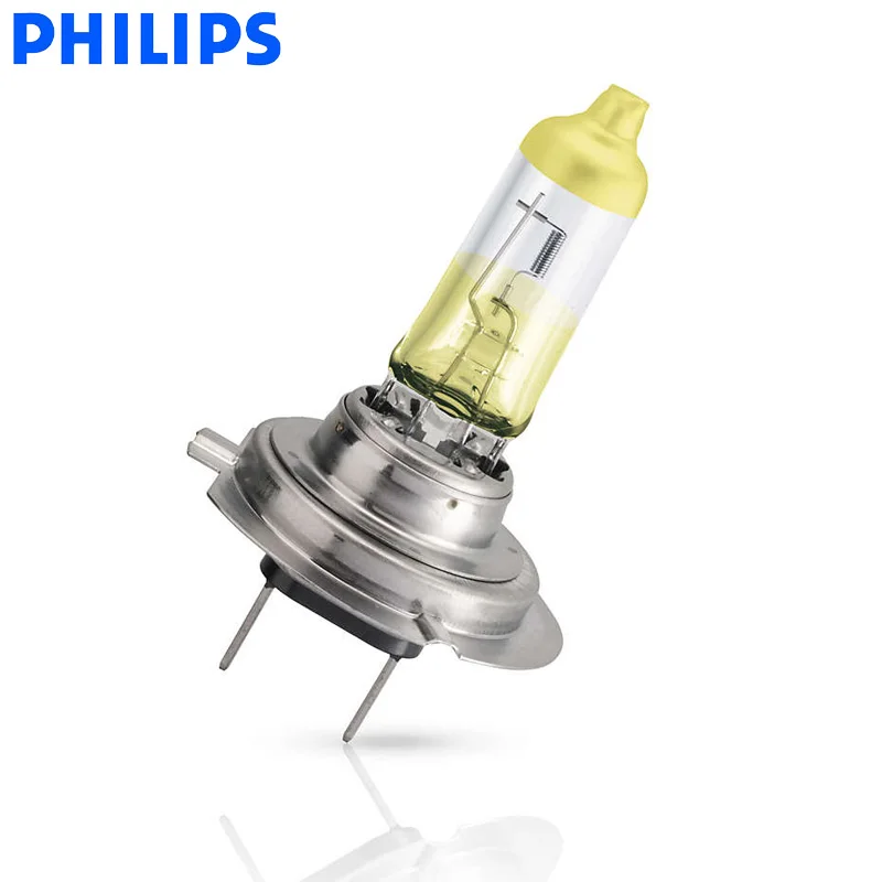 Philips H7 12V автомобильные галогеновые лампы с цветным видением модные для