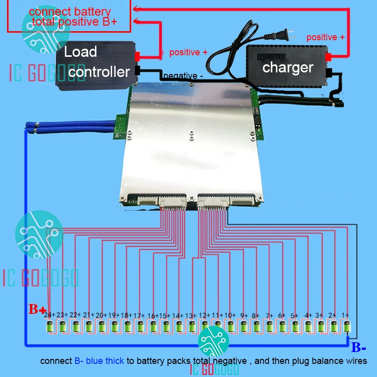 Тонкая версия Smart 300A 200A 70A литиевая батарея Защитная плата BMS Lipo lifepo4 LTO 10S 21S 24S Ant 60V 48V Bluetooth