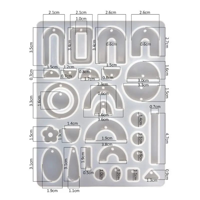 

Earrings Resin Molds Bohemian Drop Dangle Acrylic Earrings Epoxy Resin Molds Resin Casting Fashion Jewelry Making Tools